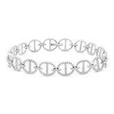0.57ct 14k White Gold Diamond Lady's Bracelet